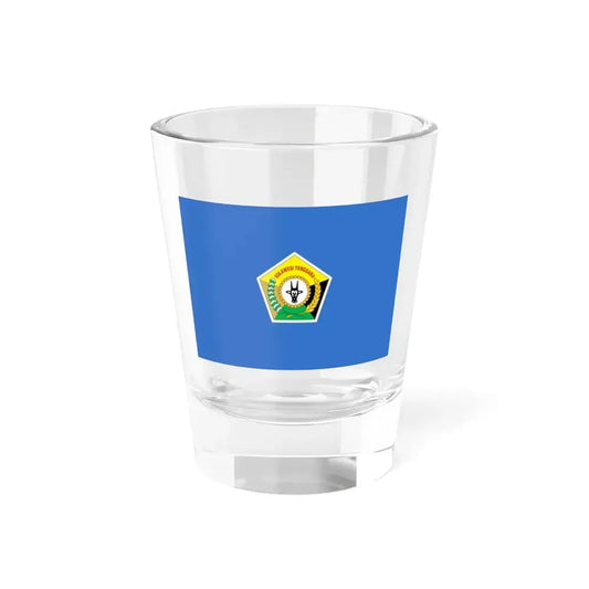 Flag of Southeast Sulawesi Indonesia - Shot Glass 1.5oz 1.5oz - Go Mug Yourself