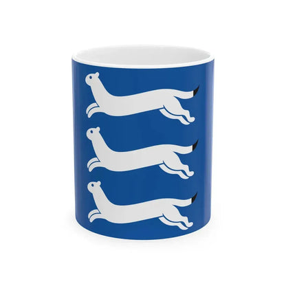 Flag of Southern Ostrobothnia (Finland) White Coffee Mug 11oz - Go Mug Yourself