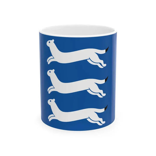 Flag of Southern Ostrobothnia (Finland) White Coffee Mug 11oz - Go Mug Yourself