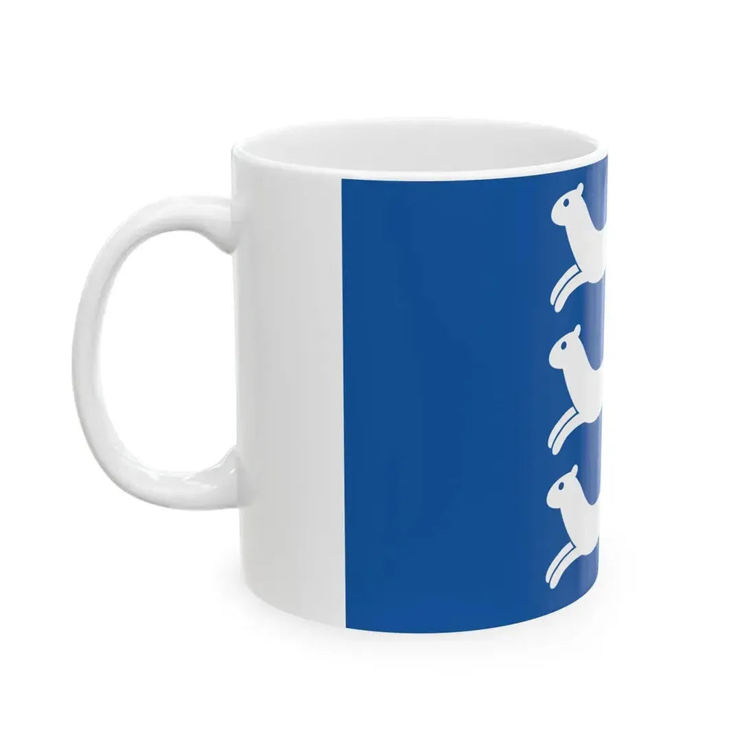Flag of Southern Ostrobothnia (Finland) White Coffee Mug - Go Mug Yourself