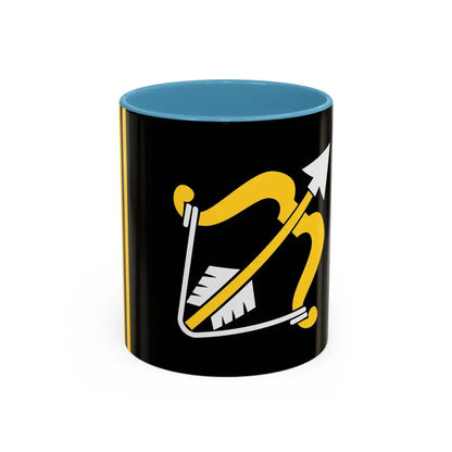 Flag of Southern Savonia Finland - Accent Coffee Mug 11oz Light Blue - Go Mug Yourself