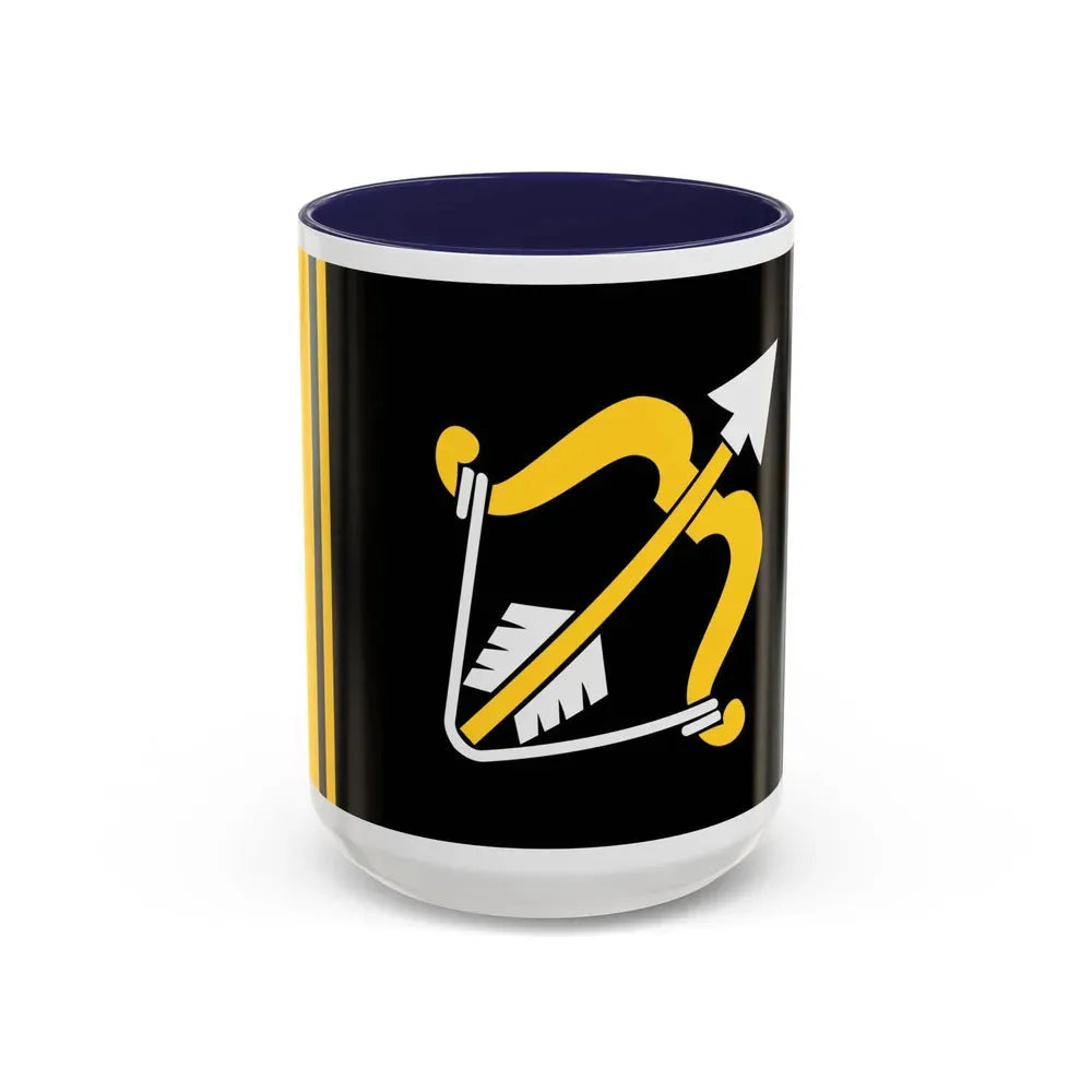 Flag of Southern Savonia Finland - Accent Coffee Mug 15oz Navy - Go Mug Yourself
