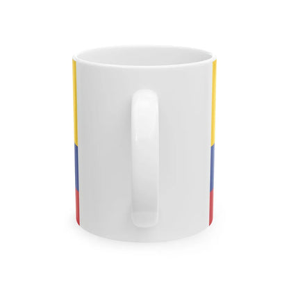 Flag of Sovereign State of Boyaca (Colombia) White Coffee Mug - Go Mug Yourself
