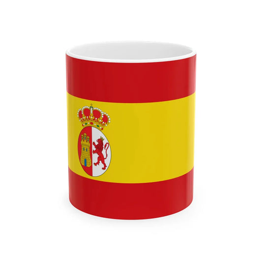 Flag of Spain 1785-1873 1875-1931 (Argentina) White Coffee Mug 11oz - Go Mug Yourself