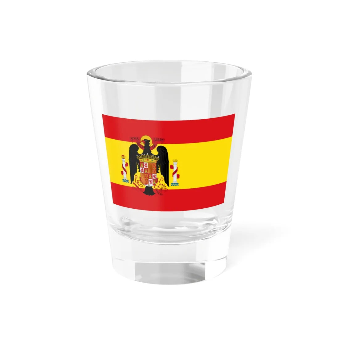Flag of Spain 1945-1977 (Spain) Shot Glass 1.5oz 1.5oz - Go Mug Yourself