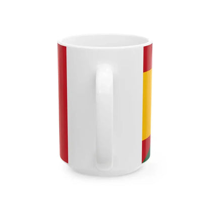 Flag of Spain and Mexico (Mexico) White Coffee Mug - Go Mug Yourself