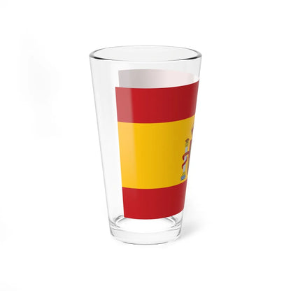 Flag of Spain Coat of arms Middle (Spain) Pint Glass 16oz - Go Mug Yourself