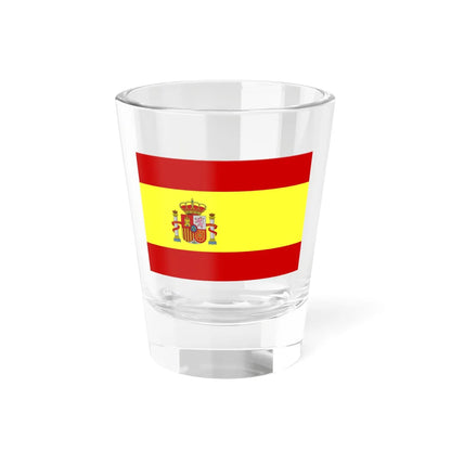 Flag of Spain light colors (Spain) Shot Glass 1.5oz 1.5oz - Go Mug Yourself