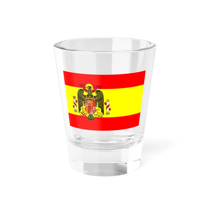 Flag of Spain under Franco (Spain) Shot Glass 1.5oz 1.5oz - Go Mug Yourself