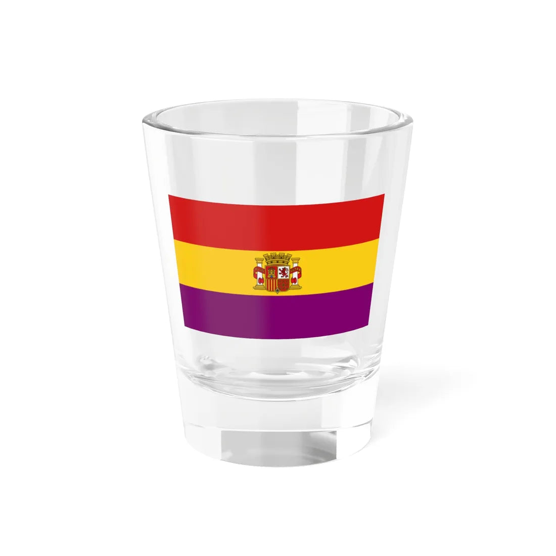 Flag of SpainSecond Republic 1931-19393-52 (Spain) Shot Glass 1.5oz 1.5oz - Go Mug Yourself