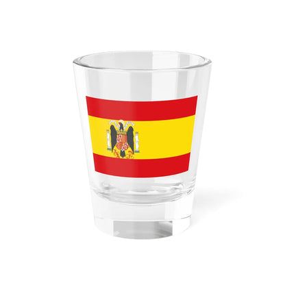 Flag of Spanish Nationalists 1938-1945 (Spain) Shot Glass 1.5oz 1.5oz - Go Mug Yourself