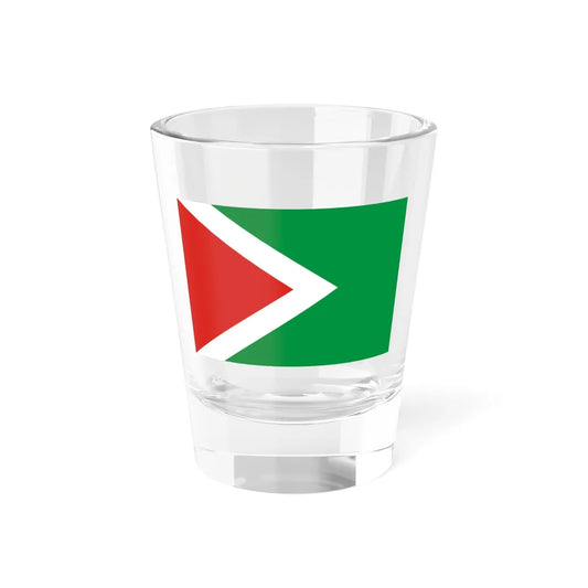 Flag of Spas-Demensky rayon Kaluga oblast 2008-01 (Russia) Shot Glass 1.5oz 1.5oz - Go Mug Yourself