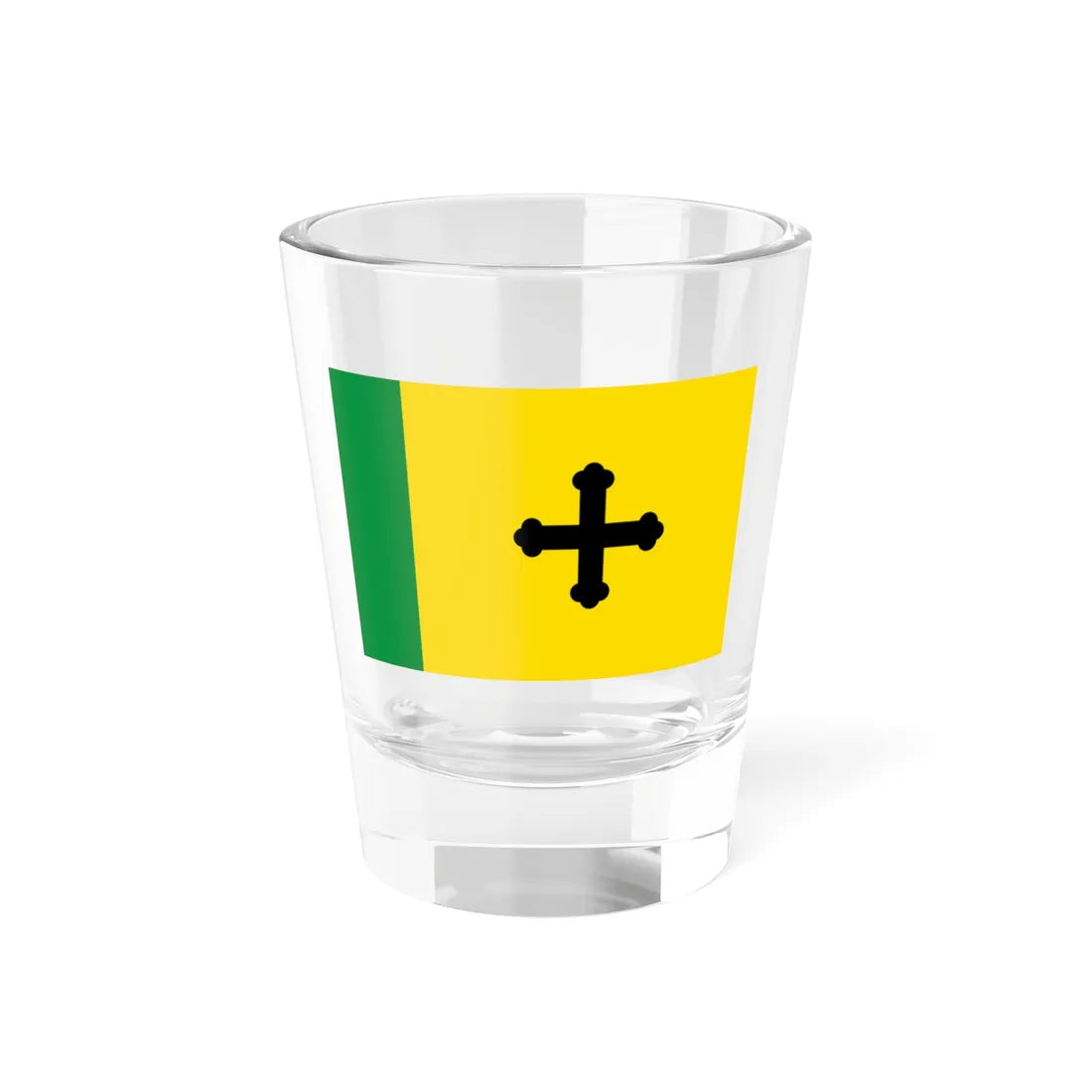 Flag of Spassk Penza oblast (Russia) Shot Glass 1.5oz 1.5oz - Go Mug Yourself