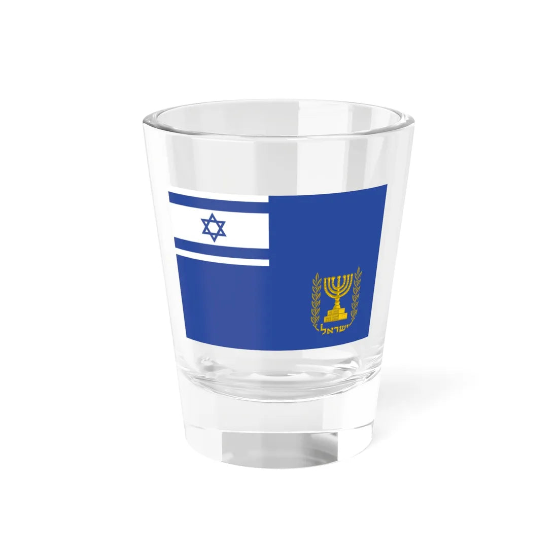 Flag of Speaker of Knesset (Israel) Shot Glass 1.5oz 1.5oz - Go Mug Yourself
