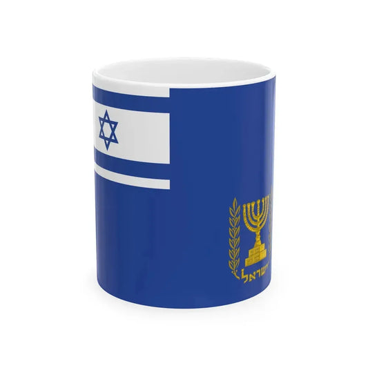 Flag of Speaker of Knesset (Israel) White Coffee Mug 11oz - Go Mug Yourself