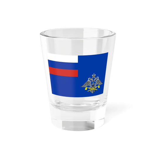 Flag of Spetcstroy (Russia) Shot Glass 1.5oz - Go Mug Yourself