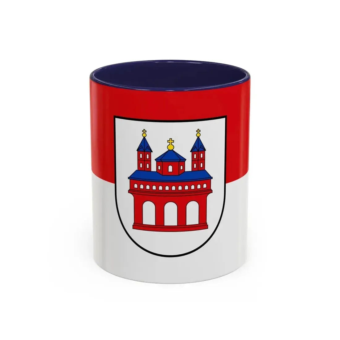 Flag of Speyer Germany - Accent Coffee Mug 11oz Navy - Go Mug Yourself