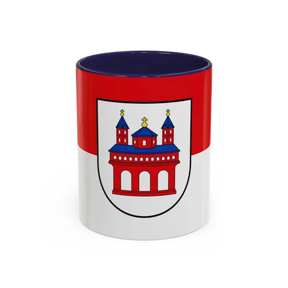Flag of Speyer Germany - Accent Coffee Mug 11oz Navy - Go Mug Yourself
