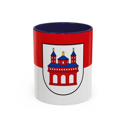 Flag of Speyer Germany - Accent Coffee Mug 11oz Navy - Go Mug Yourself