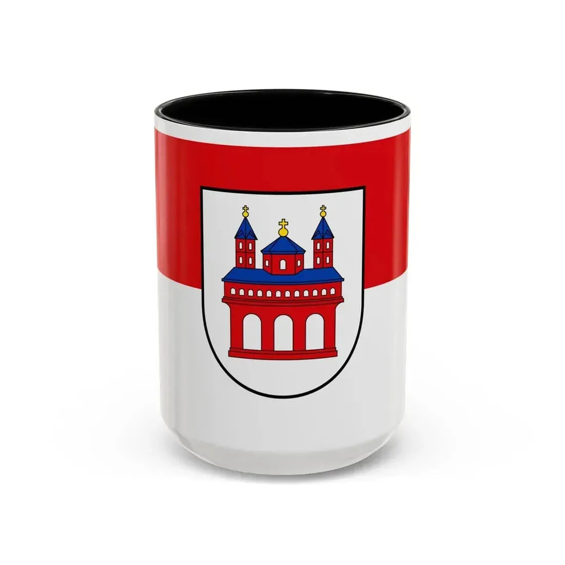 Flag of Speyer Germany - Accent Coffee Mug 15oz Black - Go Mug Yourself