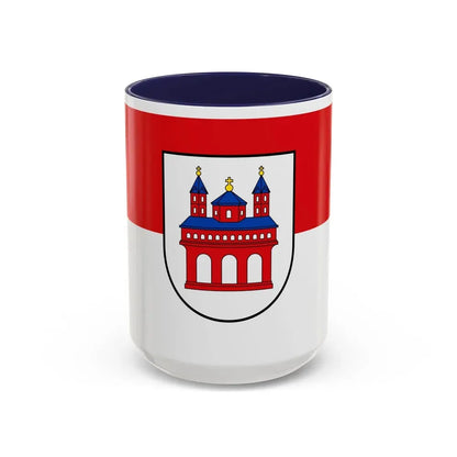 Flag of Speyer Germany - Accent Coffee Mug 15oz Navy - Go Mug Yourself