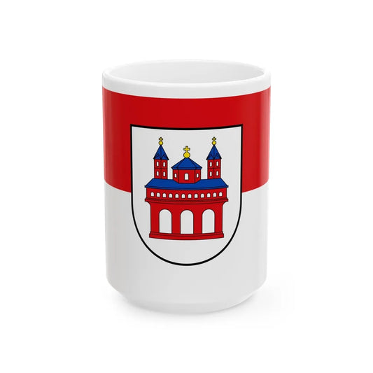 Flag of Speyer Germany - White Coffee Mug-15oz-Go Mug Yourself