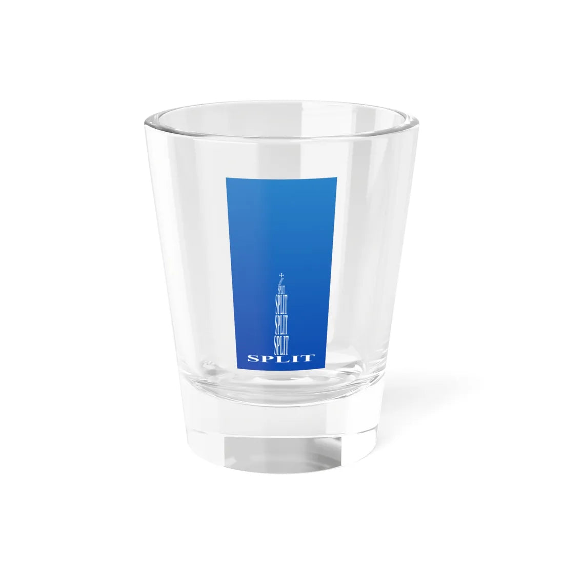 Flag of Split (Croatia) Shot Glass 1.5oz 1.5oz - Go Mug Yourself