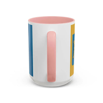 Flag of Split Dalmatia County Croatia - Accent Coffee Mug - Go Mug Yourself
