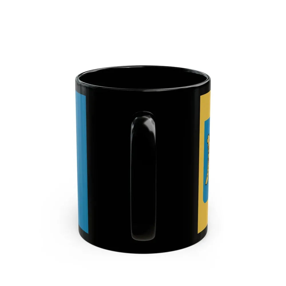 Flag of Split Dalmatia County Croatia - Black Coffee Mug - Go Mug Yourself