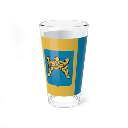 Flag of Split Dalmatia County Croatia - Pint Glass 16oz - Go Mug Yourself