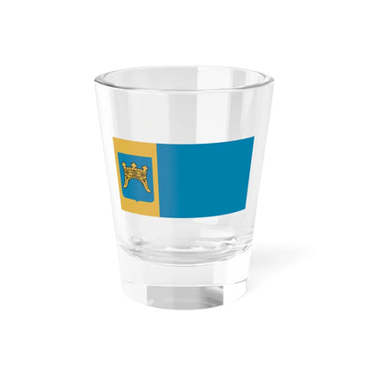 Flag of Split-Dalmatia County (Croatia) Shot Glass 1.5oz 1.5oz - Go Mug Yourself