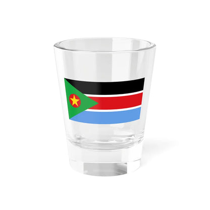 Flag of SPLM-N (Sudan) Shot Glass 1.5oz 1.5oz - Go Mug Yourself