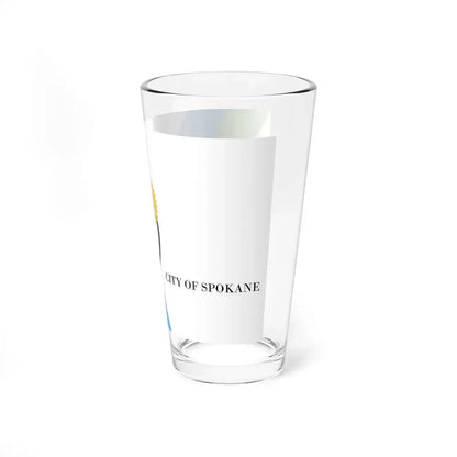 Flag of Spokane, Washington - Pint Glass 16oz - Go Mug Yourself