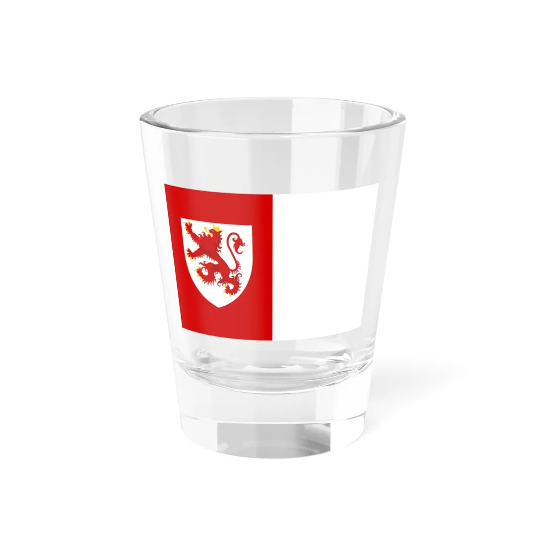 Flag of Sprimont (Belgium) Shot Glass 1.5oz 1.5oz - Go Mug Yourself
