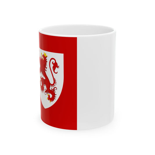 Flag of Sprimont (Belgium) White Coffee Mug-11oz-Go Mug Yourself
