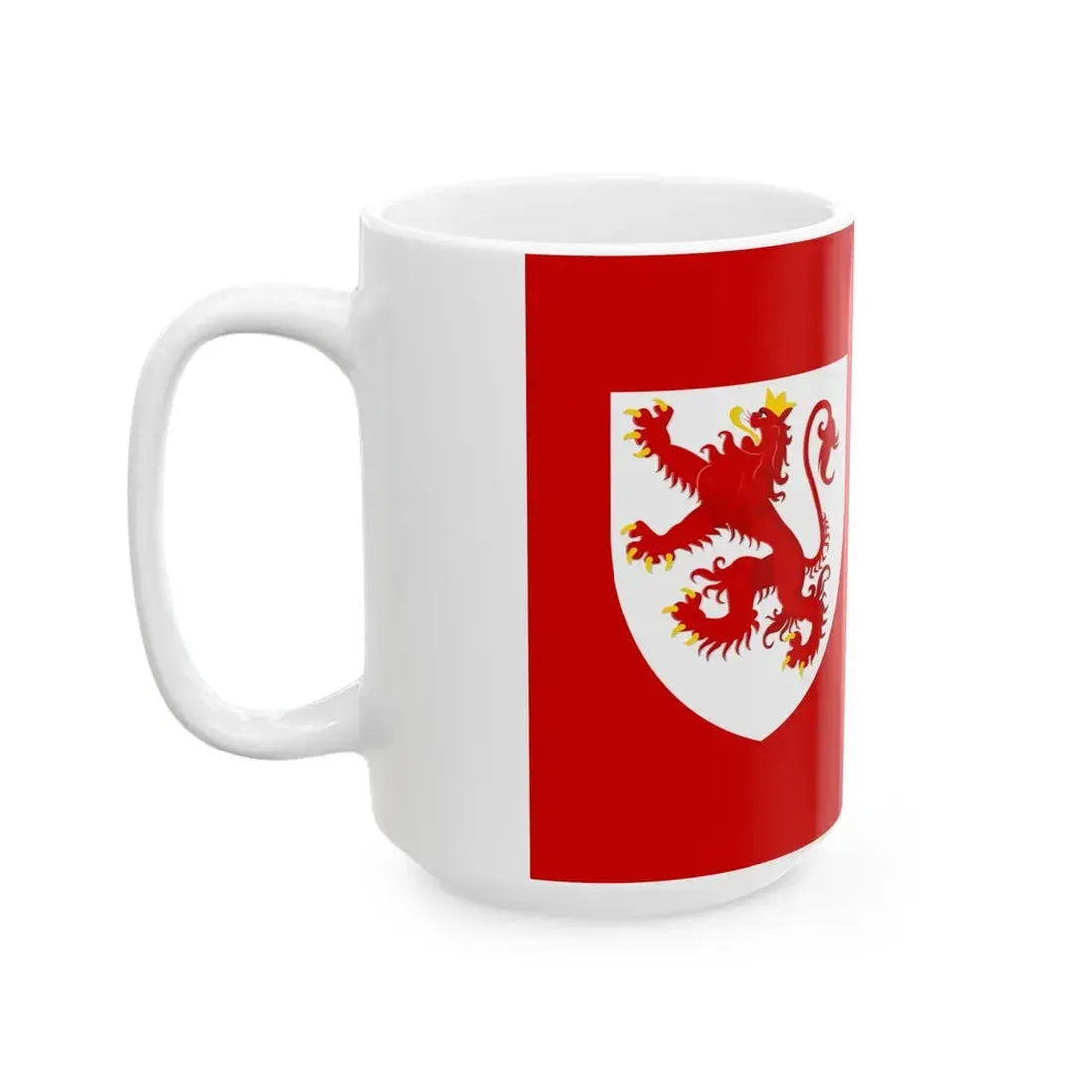 Flag of Sprimont (Belgium) White Coffee Mug - Go Mug Yourself