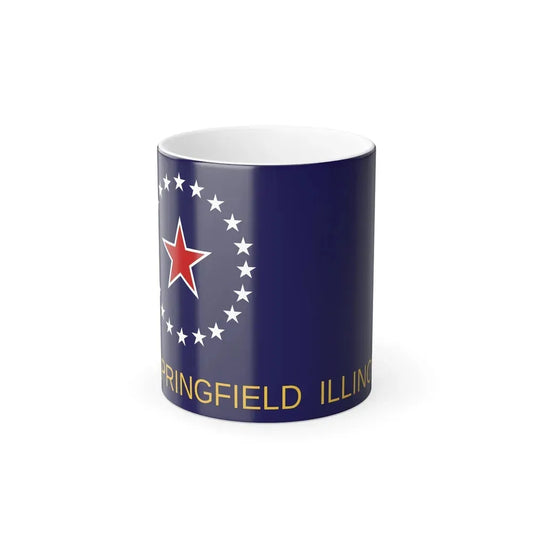 Flag of Springfield, Illinois - Color Changing Coffee Mug 11oz - Go Mug Yourself