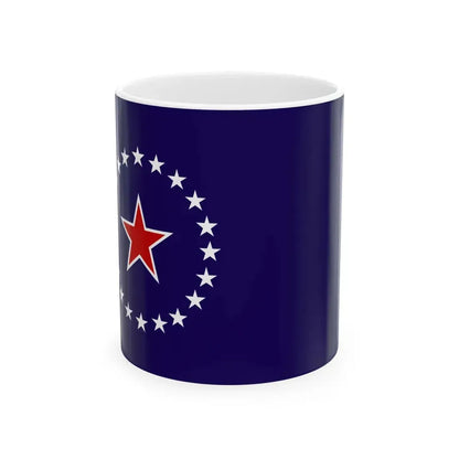 Flag of Springfield Illinois no text (United States) White Coffee Mug 11oz - Go Mug Yourself