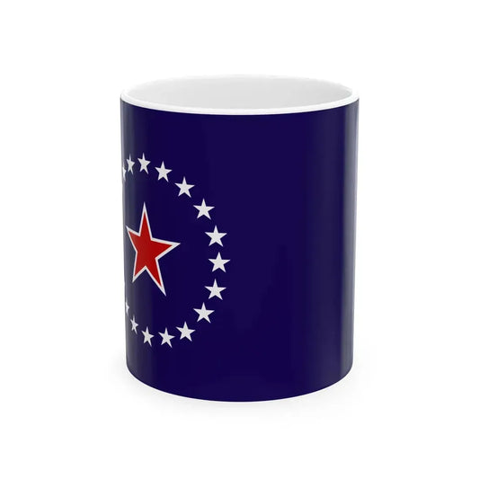 Flag of Springfield Illinois no text (United States) White Coffee Mug 11oz - Go Mug Yourself