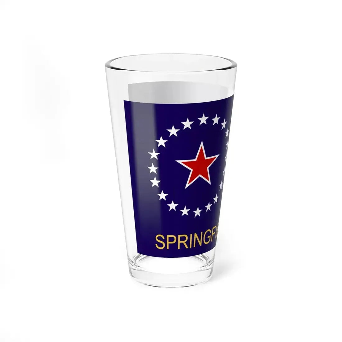 Flag of Springfield Illinois (United States) Pint Glass 16oz - Go Mug Yourself