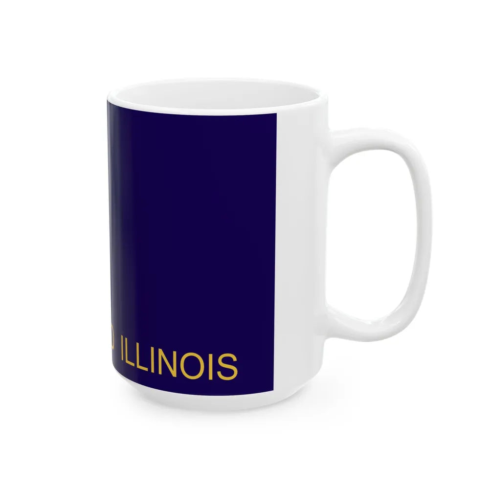 Flag of Springfield Illinois (United States) White Coffee Mug - Go Mug Yourself