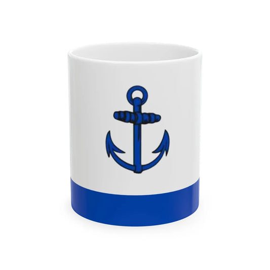 Flag of Squadron Commander of Cuba (Cuba) White Coffee Mug 11oz - Go Mug Yourself