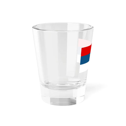 Flag of SR Montenegro 1946-1993 (Montenegro) Shot Glass 1.5oz - Go Mug Yourself