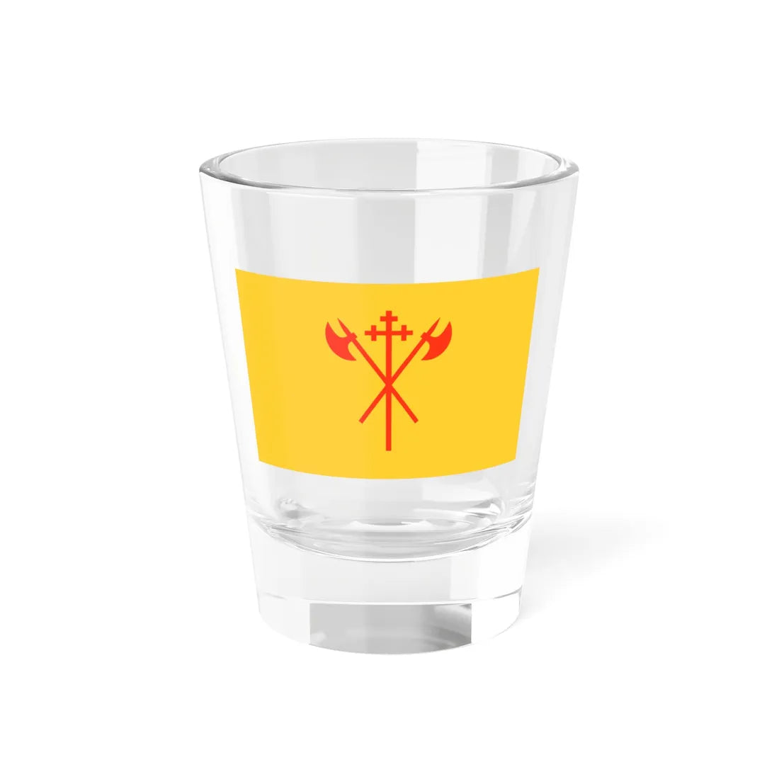 Flag of Sør-Trøndelag (Norway) Shot Glass 1.5oz 1.5oz - Go Mug Yourself