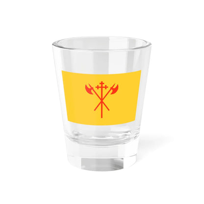 Flag of Sør-Trøndelag (Norway) Shot Glass 1.5oz 1.5oz - Go Mug Yourself