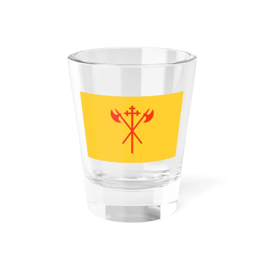 Flag of Sør-Trøndelag (Norway) Shot Glass 1.5oz 1.5oz - Go Mug Yourself