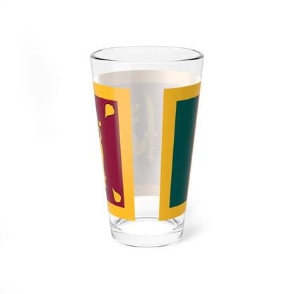 Flag of Sri Lanka (Sri Lanka) Pint Glass 16oz - Go Mug Yourself