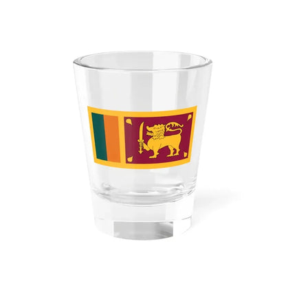 Flag of Sri Lanka (Sri Lanka) Shot Glass 1.5oz 1.5oz - Go Mug Yourself