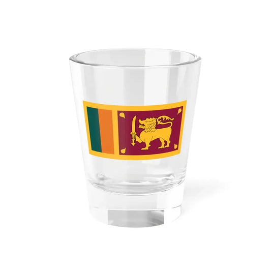Flag of Sri Lanka (Sri Lanka) Shot Glass 1.5oz 1.5oz - Go Mug Yourself