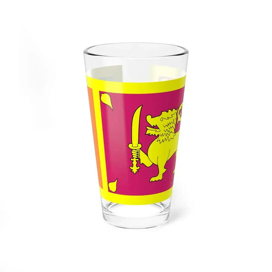 Flag of Sri Lanka WFB 2000 (Sri Lanka) Pint Glass 16oz 16oz - Go Mug Yourself
